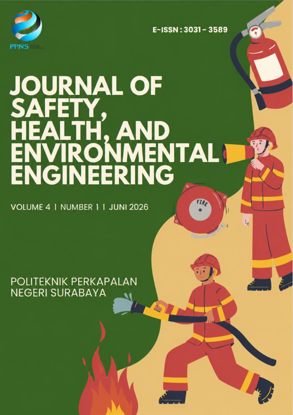 					View Vol. 4 No. 1 (2026): Journal of Safety, Health, and Environmental Engineering
				